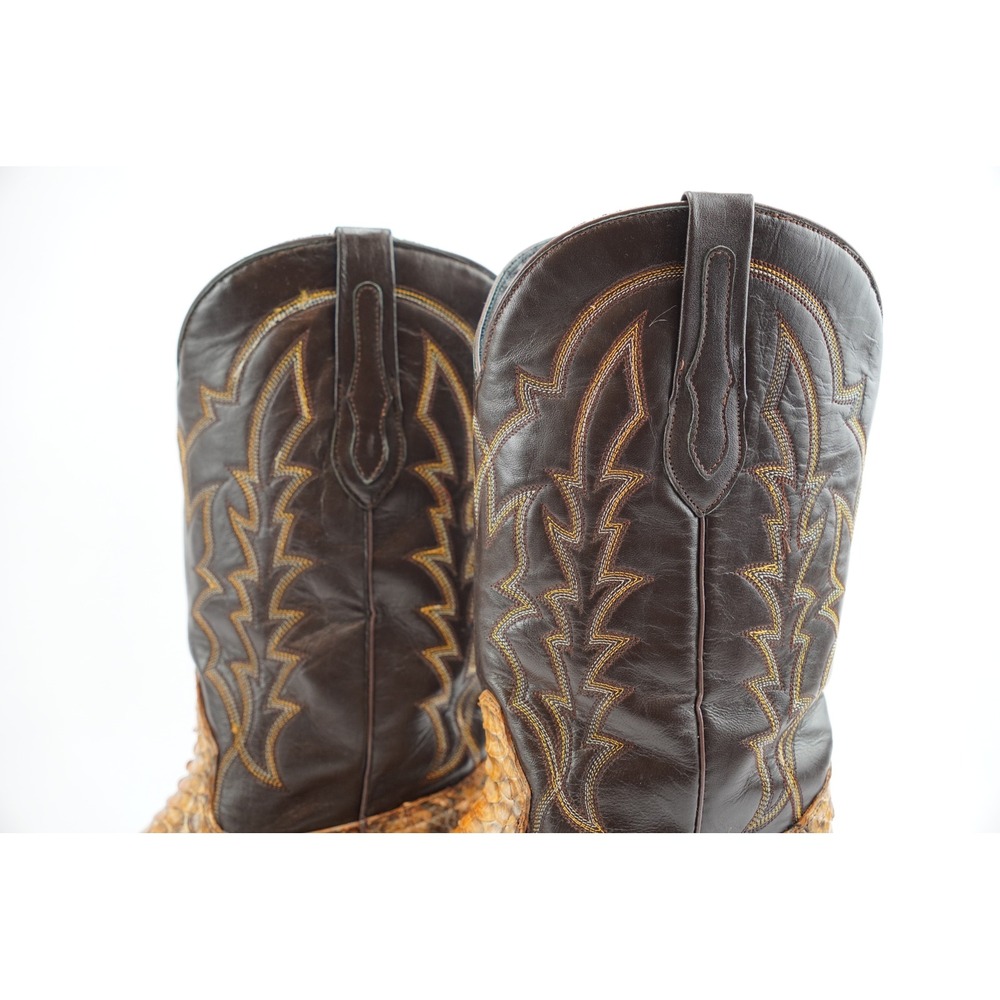 J.B. Dillon Reserve JBR1003 Brown Python Cowboy B… - image 3